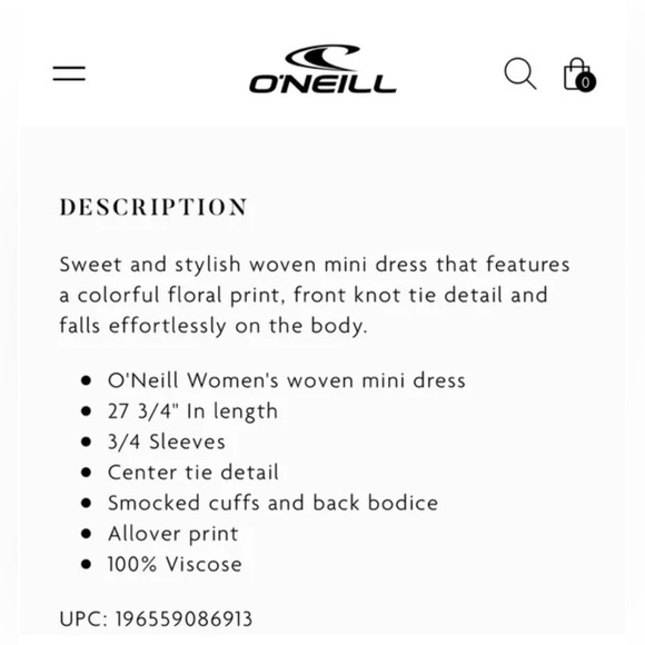O’Neill Mindy dress - Picture 5 of 6